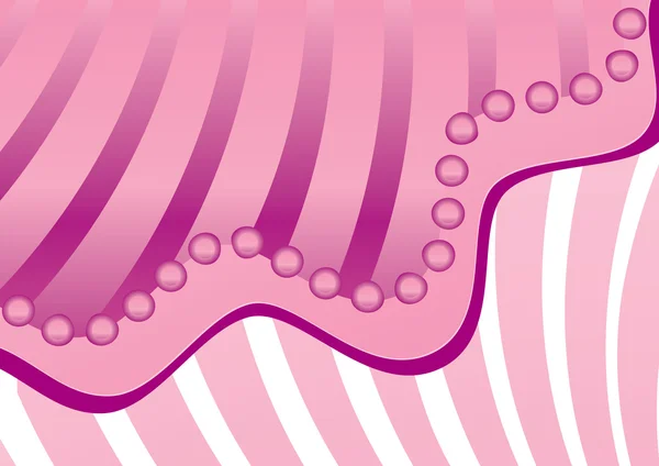 ストリップとピンクの抽象的な背景 — ストックベクタ