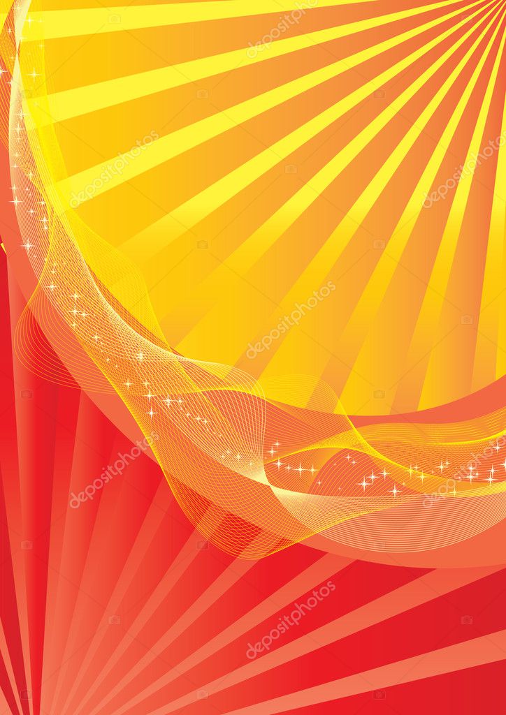 Red and yellow abstract background — Stock Vector © MarketOlya #1888663