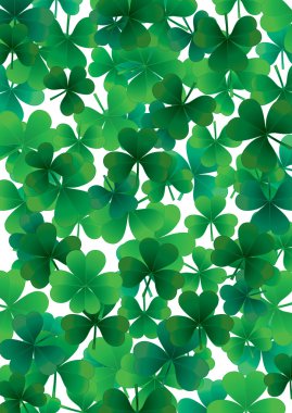 Happy clover background clipart