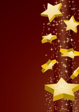 Golden stars clipart