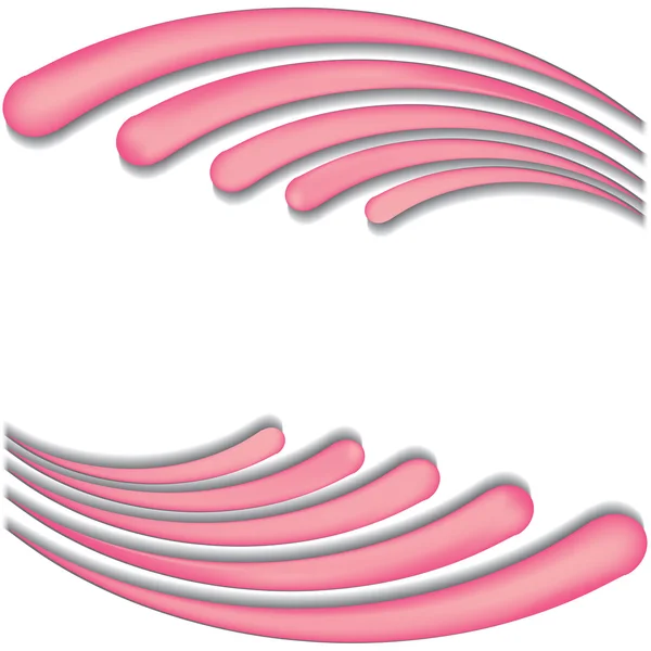Розовая волна — стоковый вектор