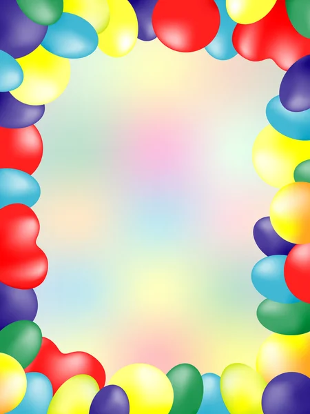Carte ballon — Image vectorielle