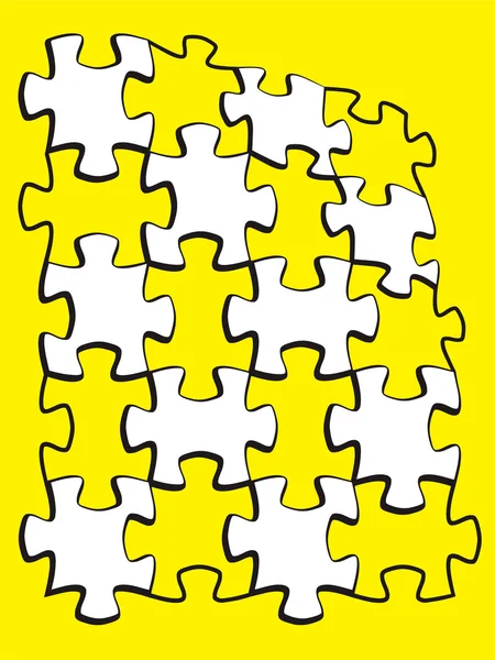 Puzzle — Vettoriale Stock