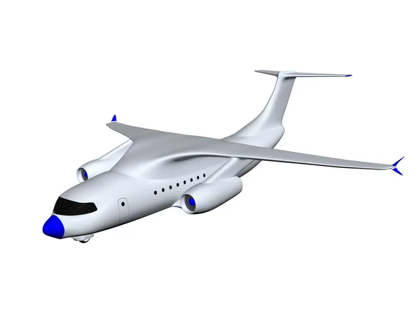 Letadlo. 3D — Stock fotografie