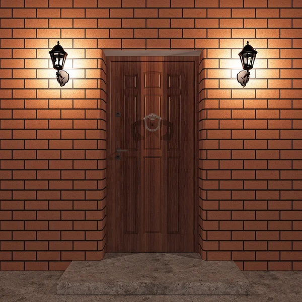 Drzwi wejściowe — Zdjęcie stockowe