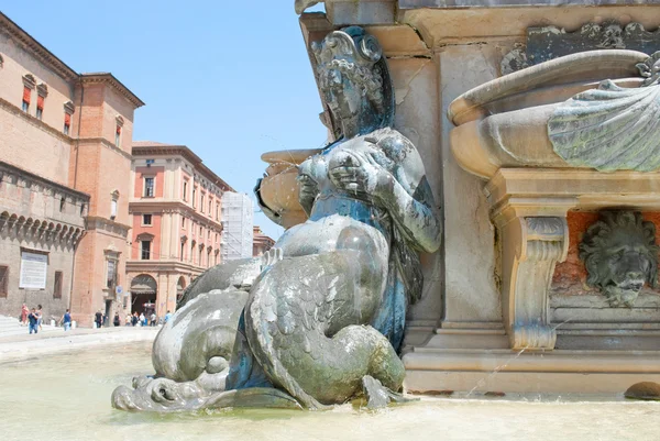 Bologna Fountain Neptune Стокова Картинка