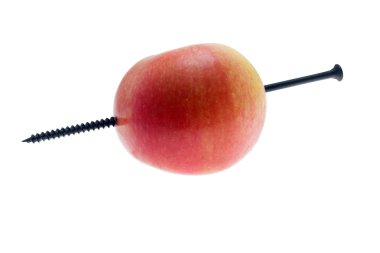 Apple pierce screw