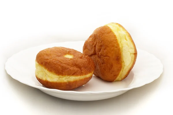 Dois donuts inteiros — Fotografia de Stock