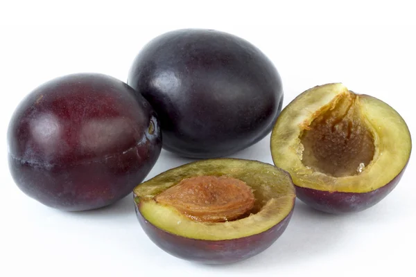 Trei prune — Fotografie, imagine de stoc
