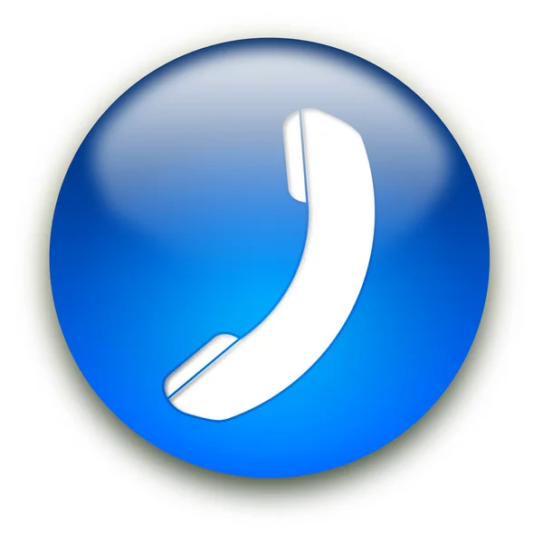 Phone icon button — Stock Photo, Image