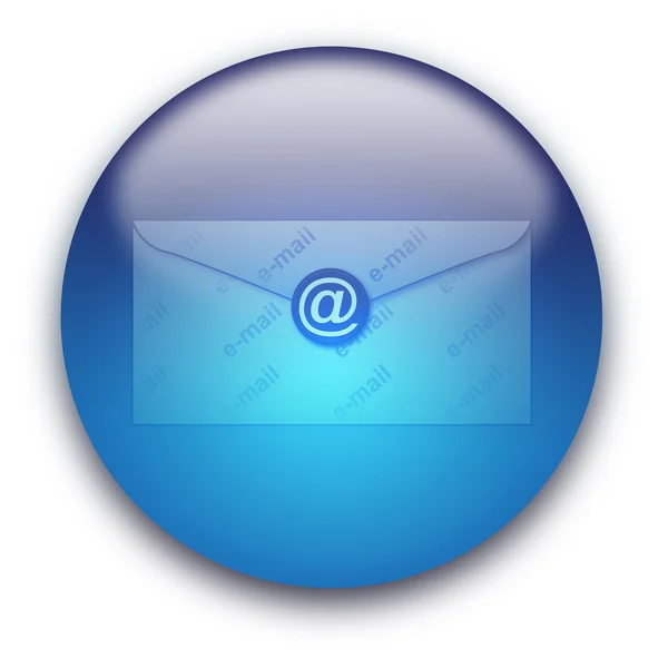 Κουμπί φάκελο ηλεκτρονικού ταχυδρομείου — Φωτογραφία Αρχείου