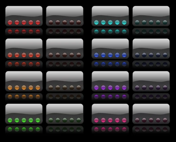 Hi-Fi buttons — Stock Photo, Image