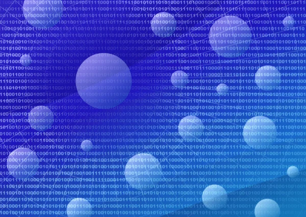 stock image Digital space background