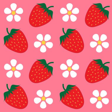 Strawberry wallpaper background clipart