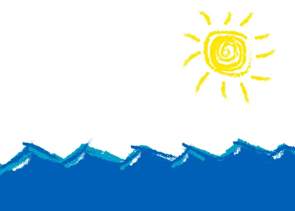 夏季海 — 图库照片