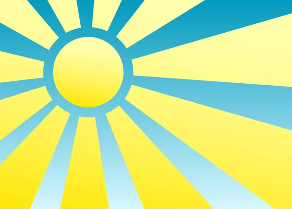 Sun and rays — Stock Photo, Image
