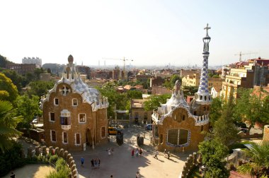 Guell Park manzaralı