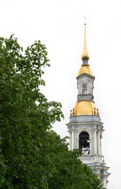 St. Nicolas Church in St. Petersburg, Ru clipart