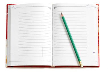 Blank notebook clipart