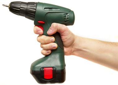 Automatic drill / screwdriver clipart