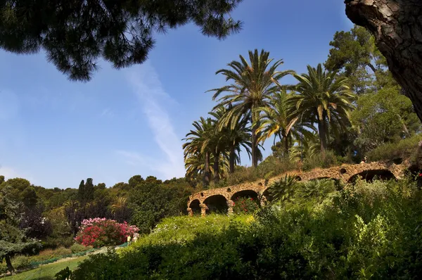 A view to Guell Park — Stock Photo, Image