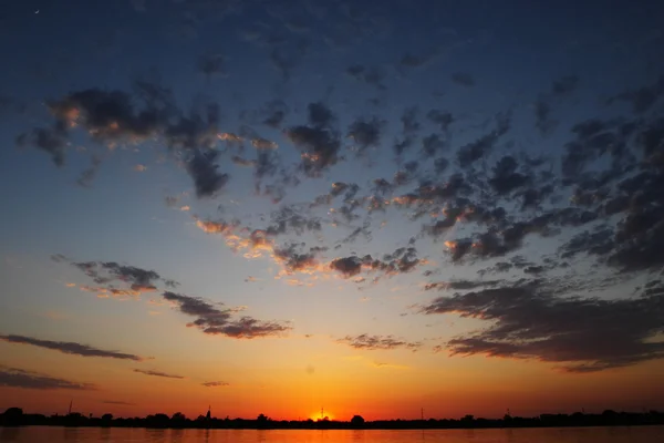 stock image Sunset river