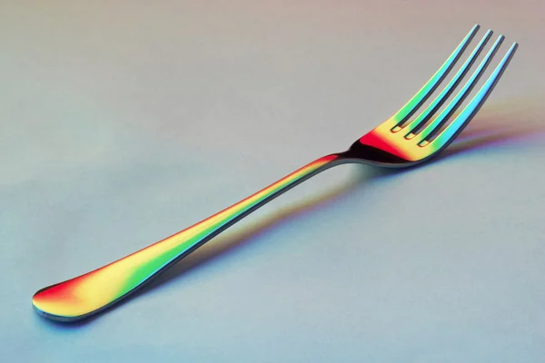 Stainless steel fork — Stock Photo, Image