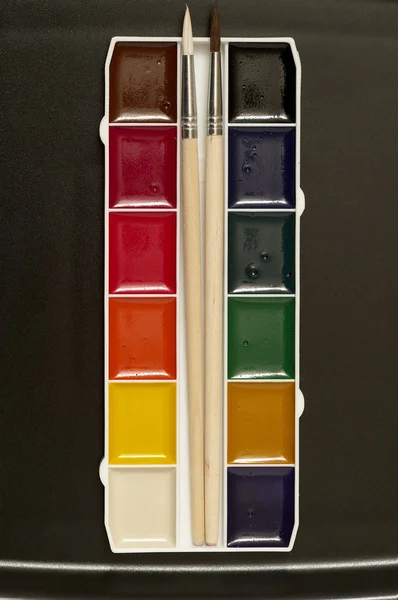 Water-kleurige doos — Stockfoto