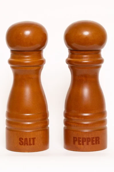 Pepper and salt mills — Stock Photo, Image