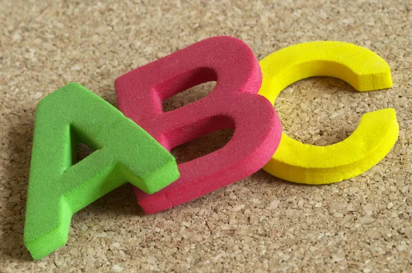 ABC letters Stock Photo