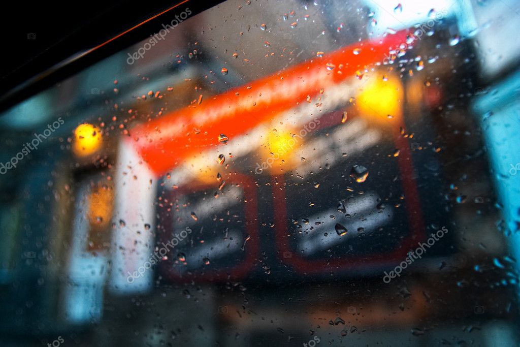 Raindrop car window background — Stock Photo © grublee 1085209