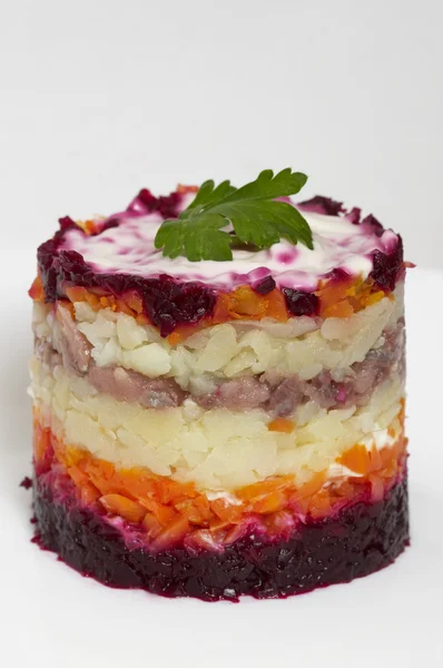 Salade de hareng russe — Photo