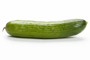 Green cucumber clipart