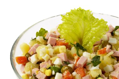 Russian salad clipart