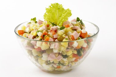 Russian salad clipart