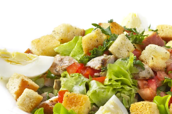 Salada de frango frito — Fotografia de Stock
