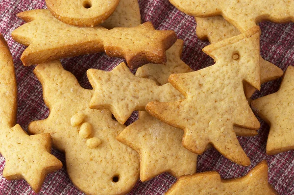 stock image Christmas ginger butter cookies