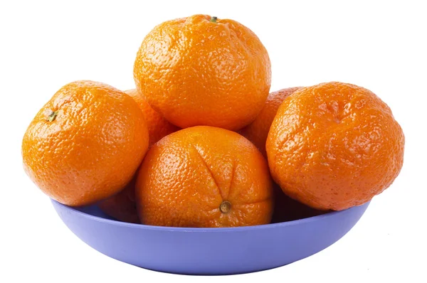 柑橘類のプレート — ストック写真