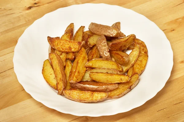 Patates kızartması patates dilimleri — Stok fotoğraf