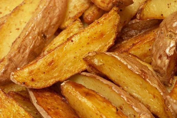 Batatas fritas fatias de batata — Fotografia de Stock