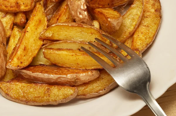 Patatine fritte fette di patate — Foto Stock