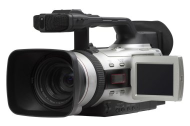 Semi professional camcorder clipart