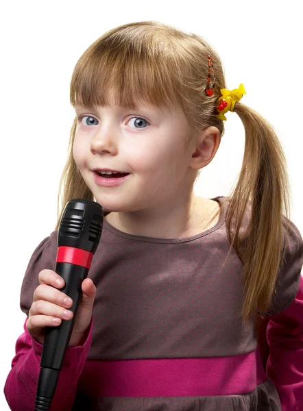 Little singer — Stock Photo, Image