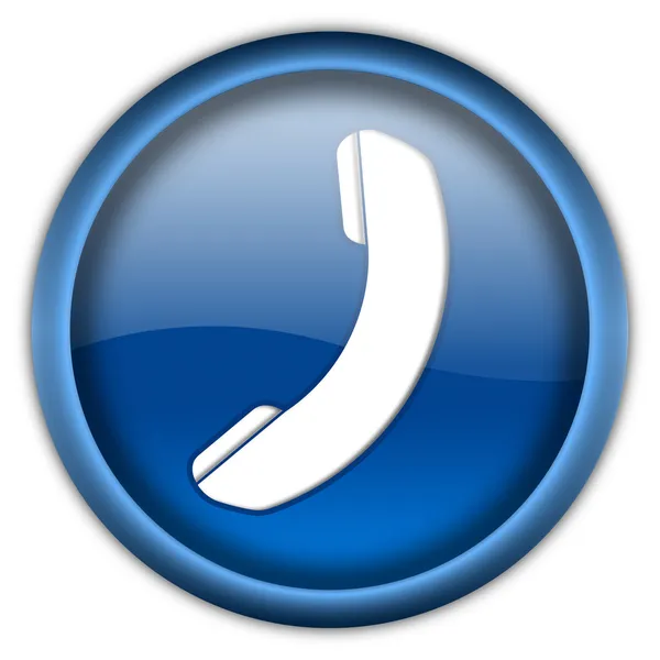 Phone icon button — Stock Photo, Image