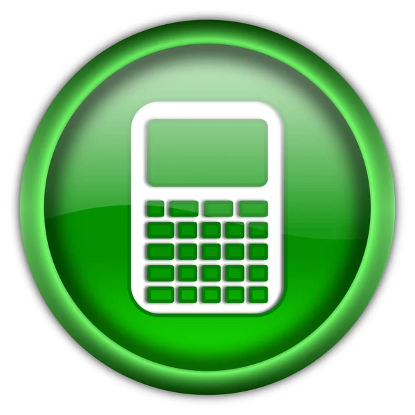 Pulsante icona calcolatrice — Foto Stock