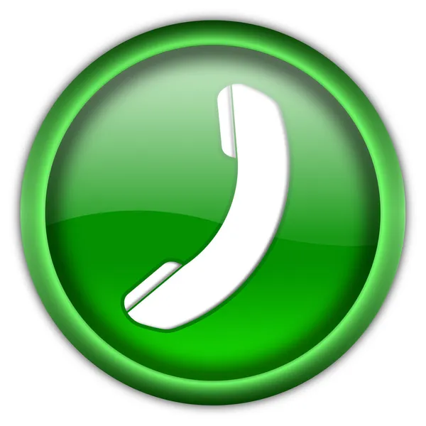 Botón icono del teléfono — Foto de Stock