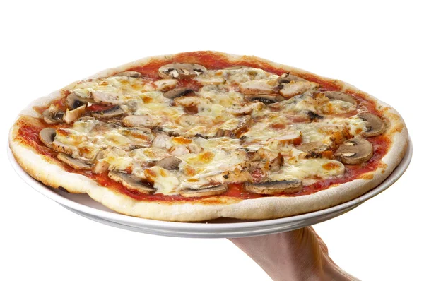 Pizza intera — Foto Stock