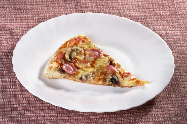 Φέτα πίτσας — Φωτογραφία Αρχείου