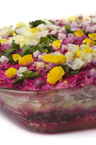 stock image Russian herring salad