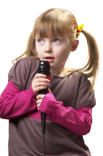 Little singer — Stock Photo, Image
